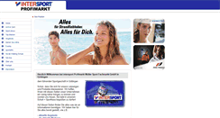 Desktop Screenshot of intersport-profimarkt-goettingen.de